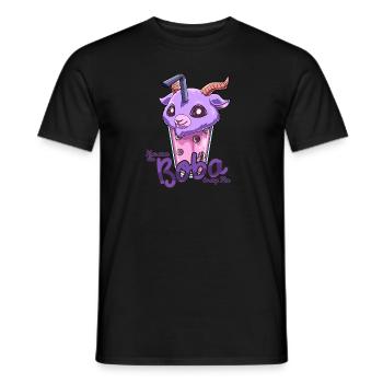 Bubble Tea Pastel Goth Nu Goth - Kawaii Bubble Tea - Männer T-Shirt - Schwarz - Vorne - AI Model Male 178 light (178cm)