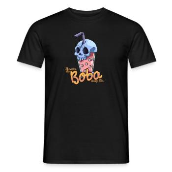 Bubble Tee Pastell Goth Skelett - Kawaii Bubble - Männer T-Shirt - Schwarz - Vorne - AI Model Male 178 light (178cm)