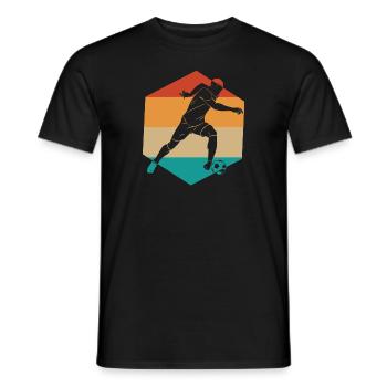 Fußballwache - Männer T-Shirt - Schwarz - Vorne - AI Model Male 178 light (178cm)