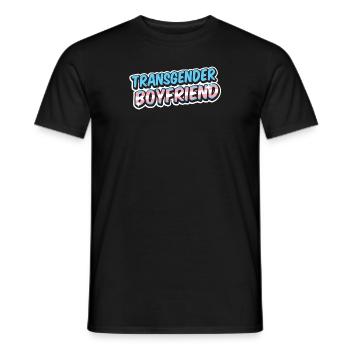 Transgender Boyfriend - Transmann Transmenschen - Männer T-Shirt - Schwarz - Vorne - AI Model Male 178 light (178cm)