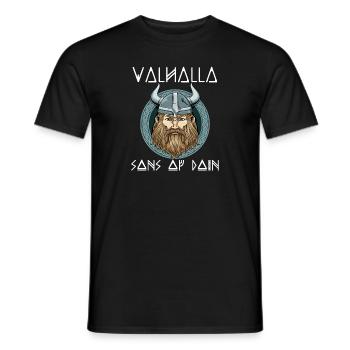 Valhalla Sons Of Odin - Wikinger-Krieger-Normannen - Männer T-Shirt - Schwarz - Vorne - AI Model Male 178 light (178cm)