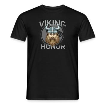 Ehre der Wikingerkrieger - Nordische Kultur - Männer T-Shirt - Schwarz - Vorne - AI Model Male 178 light (178cm)