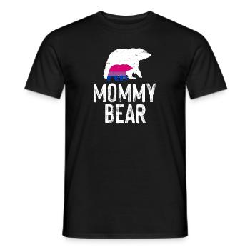 LGBT Rainbow Gay Pride Homo Lesbian Gay - Men's T-Shirt - black - Front - AI Model Male 178 light (178cm)