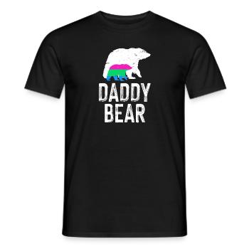 LGBT Rainbow Gay Pride Homo Lesbian Gay - Men's T-Shirt - black - Front - AI Model Male 178 light (178cm)