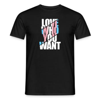 LGBT Rainbow Gay Pride Homo Lesbian Gay - Men's T-Shirt - black - Front - AI Model Male 178 light (178cm)