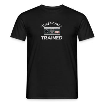Vintage Retro Videospiel Retro Vintage Distressed - Männer T-Shirt - Schwarz - Vorne - AI Model Male 178 light (178cm)