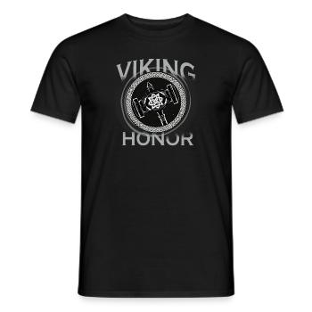 Wikinger-Ehrenhammer - Wikinger-Krieger-Norseman - Männer T-Shirt - Schwarz - Vorne - AI Model Male 178 light (178cm)