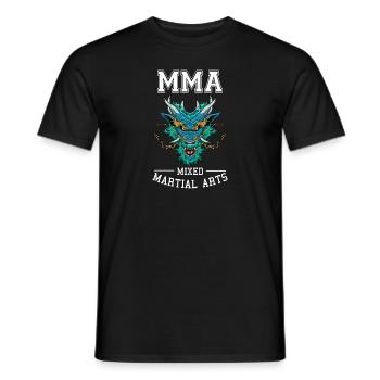 Mixed Martial Arts asiatisch Asiatischer Drache - - Männer T-Shirt - Schwarz - Vorne - AI Model Male 178 light (178cm)