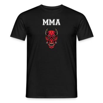 MMA Oni Dämon - Männer T-Shirt - Schwarz - Vorne - AI Model Male 178 light (178cm)