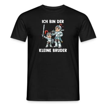 Ritter Kleiner Bruder - Ich bin der kleine Bruder - Männer T-Shirt - Schwarz - Vorne - AI Model Male 178 light (178cm)