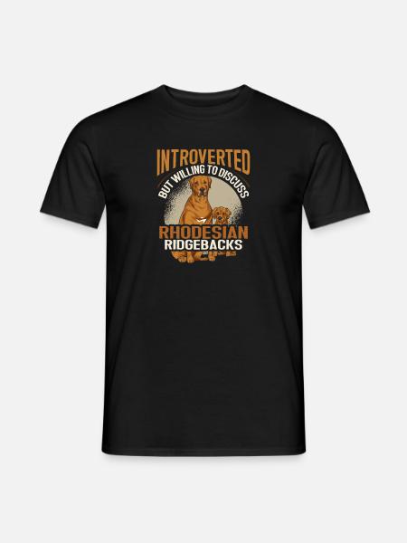 Rhodesian Ridgeback Dog - Men's T-Shirt - black