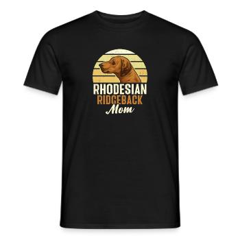 Rhodesian Ridgeback Dog - Men's T-Shirt - black - Front - AI Model Male 178 light (178cm)
