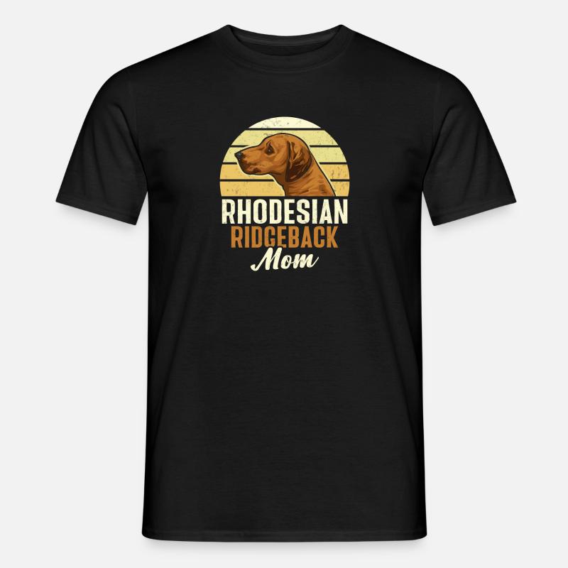 Rhodesian Ridgeback Hund - Männer T-Shirt - Schwarz