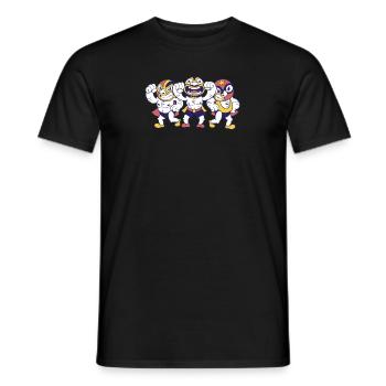 Amateur Wrestling Lucha Libre - Lustiges - Männer T-Shirt - Schwarz - Vorne - AI Model Male 178 light (178cm)
