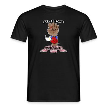 Filipino Girl Unbreakable Filipino Heritage - Männer T-Shirt - Schwarz - Vorne - AI Model Male 178 light (178cm)