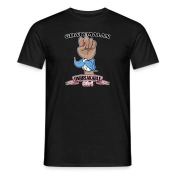 Fille guatémaltèque Incassable I Patrimoine Guatemala - T-shirt homme - noir - Devant - AI Model Male 178 light (178cm)