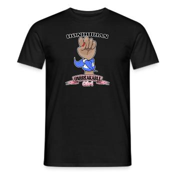 Hondurian Girl Unbreakable Hondurian Heritage - T-shirt homme - noir - Devant - AI Model Male 178 light (178cm)