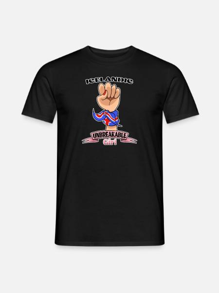 Icelandic Girl Unbreakable I Icelandic Heritage - Men's T-Shirt - black