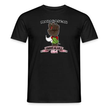 Madagascar Girl Unbreakable I Madagascar Heritage - Männer T-Shirt - Schwarz - Vorne - AI Model Male 178 light (178cm)
