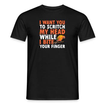 Molinasittich Perroquet Oiseau Perruche du Soleil - T-shirt homme - noir - Devant - AI Model Male 178 light (178cm)