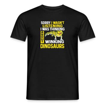 Leopard Gecko Lizard Reptiles Herpetologist - Men's T-Shirt - black - Front - AI Model Male 178 light (178cm)