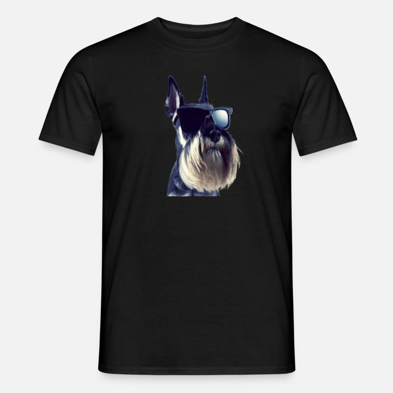 Miniature Schnauzer - Männer T-Shirt - Schwarz