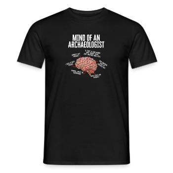 Archaeology Gift Archaeologist - Men's T-Shirt - black - Front - AI Model Male 178 light (178cm)