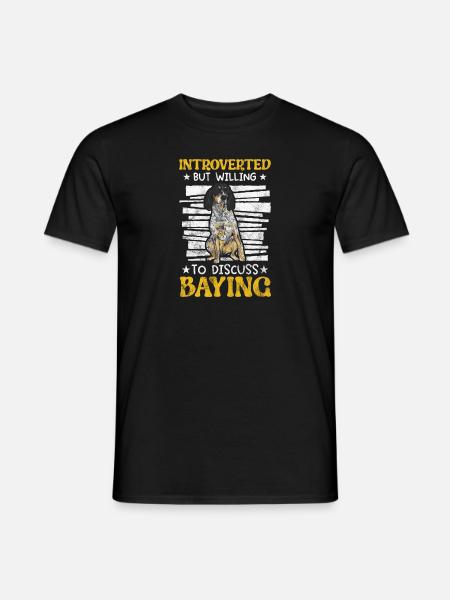 Bluetick Coonhound Gift Funny Saying - Men's T-Shirt - black