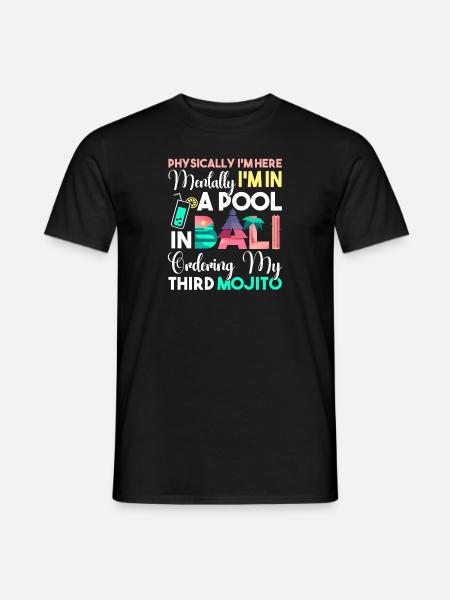 Outdoor Camping Hiking Backpacking - Men's T-Shirt - black