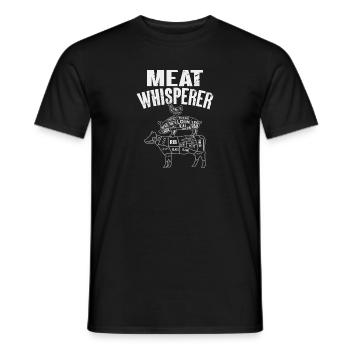 Fleischerei Metzger Fleischer Metzgerei Geschenk - Männer T-Shirt - Schwarz - Vorne - AI Model Male 178 light (178cm)