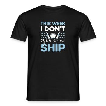 Croisière Croisière Vacances Mer - T-shirt homme - noir - Devant - AI Model Male 178 light (178cm)