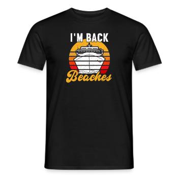 Kreuzfahrt Kreuzfahrtschiff Urlaub Meer - Männer T-Shirt - Schwarz - Vorne - AI Model Male 178 light (178cm)