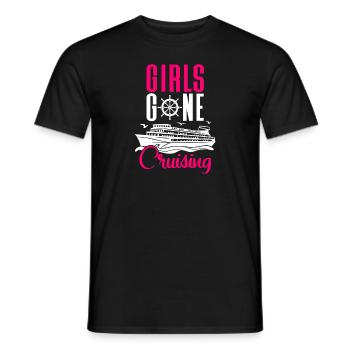 Kreuzfahrt Kreuzfahrtschiff Urlaub Meer - Männer T-Shirt - Schwarz - Vorne - AI Model Male 178 light (178cm)