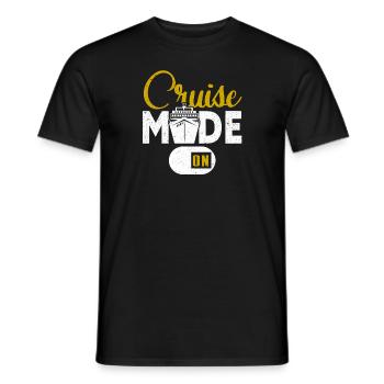Kreuzfahrt Kreuzfahrtschiff Urlaub Meer - Männer T-Shirt - Schwarz - Vorne - AI Model Male 178 light (178cm)
