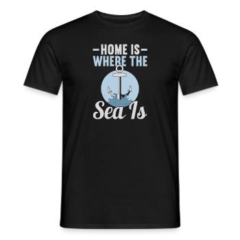 Kreuzfahrt Kreuzfahrtschiff Urlaub Meer - Männer T-Shirt - Schwarz - Vorne - AI Model Male 178 light (178cm)