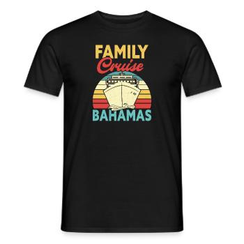 Croisière Croisière Vacances Mer - T-shirt homme - noir - Devant - AI Model Male 178 light (178cm)
