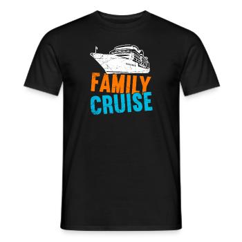 Kreuzfahrt Kreuzfahrtschiff Urlaub Meer - Männer T-Shirt - Schwarz - Vorne - AI Model Male 178 light (178cm)