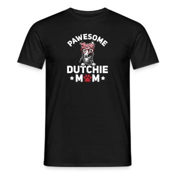 Holländischer Schäferhund Berger hollandais - T-shirt homme - noir - Devant - AI Model Male 178 light (178cm)