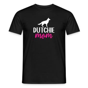 Holländischer Schäferhund Berger hollandais - T-shirt homme - noir - Devant - AI Model Male 178 light (178cm)