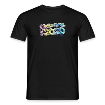 Awesome since 2020 Graffiti Motiv - Männer T-Shirt - Schwarz - Vorne - AI Model Male 178 light (178cm)