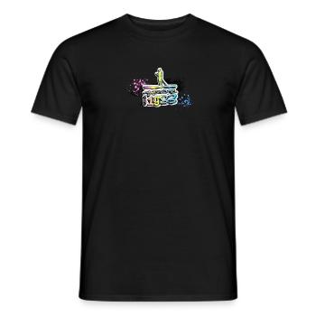 Awesome since 1983, SUP, Paddleboard, Graffiti, - Men's T-Shirt - black - Front - AI Model Male 178 light (178cm)