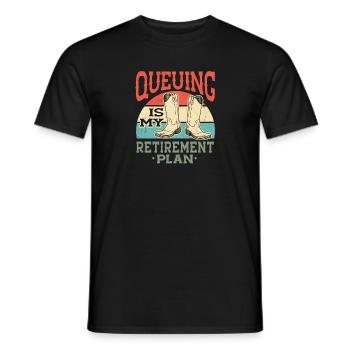 Line Dancing Cowboy Texas Line Dance Cadeau - T-shirt homme - noir - Devant - AI Model Male 178 light (178cm)