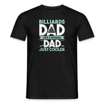 Snooker Pool Billard - Männer T-Shirt - Schwarz - Vorne - AI Model Male 178 light (178cm)