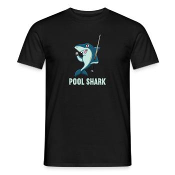 Snooker Pool Billiards - Men's T-Shirt - black - Front - AI Model Male 178 light (178cm)