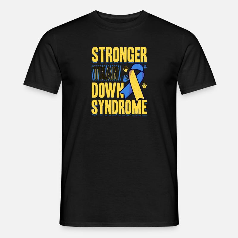 Down Syndrom Awareness Bewusstsein - Männer T-Shirt - Schwarz
