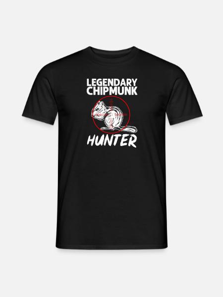 Cadeau de rongeur chipmunk - T-shirt homme - noir