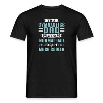 Akrobat Turner Gymnastik Turnen Tumbling - Männer T-Shirt - Schwarz - Vorne - AI Model Male 178 light (178cm)