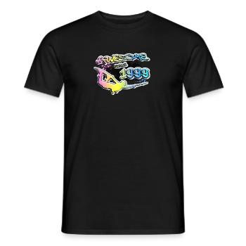 Awesome since 1999. Wakeboard Lifestyle - Männer T-Shirt - Schwarz - Vorne - AI Model Male 178 light (178cm)