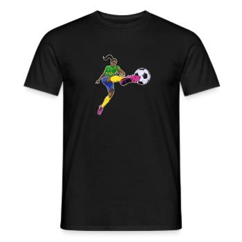 Brazilian National Soccer Team I Football Brazil - Männer T-Shirt - Schwarz - Vorne - AI Model Male 178 light (178cm)