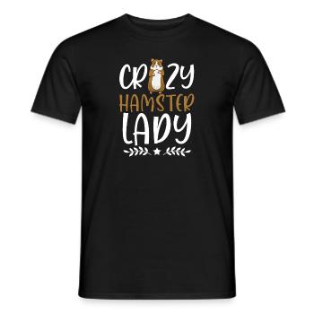 Hamster Geschenk Hamsterliebhaber - Männer T-Shirt - Schwarz - Vorne - AI Model Male 178 light (178cm)